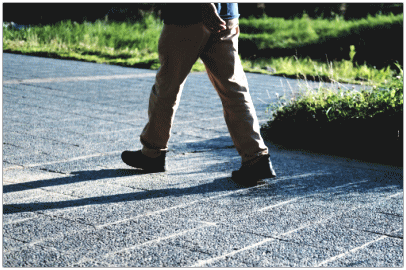 ウォーキングなどのリズム運動